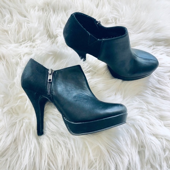 unlisted black booties